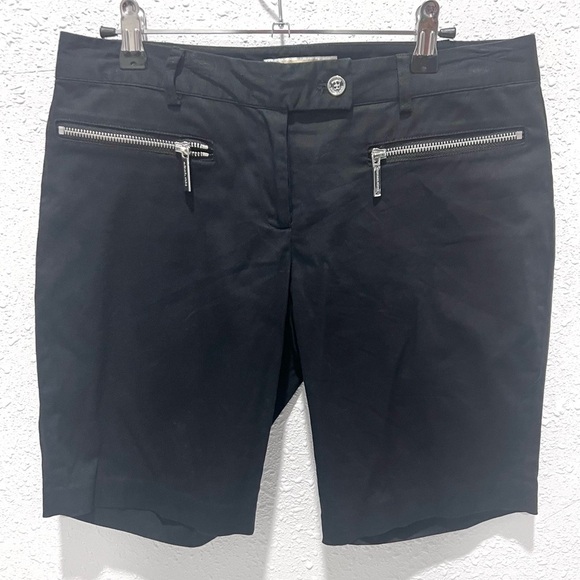 MICHAEL Michael Kors Black Bermuda Shorts 9” inseam with Tailored Fit size 4 - Picture 6 of 7